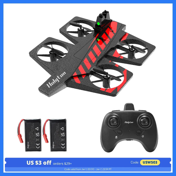 Holyton HT40 2-in-1 Land & Fly RC Drone