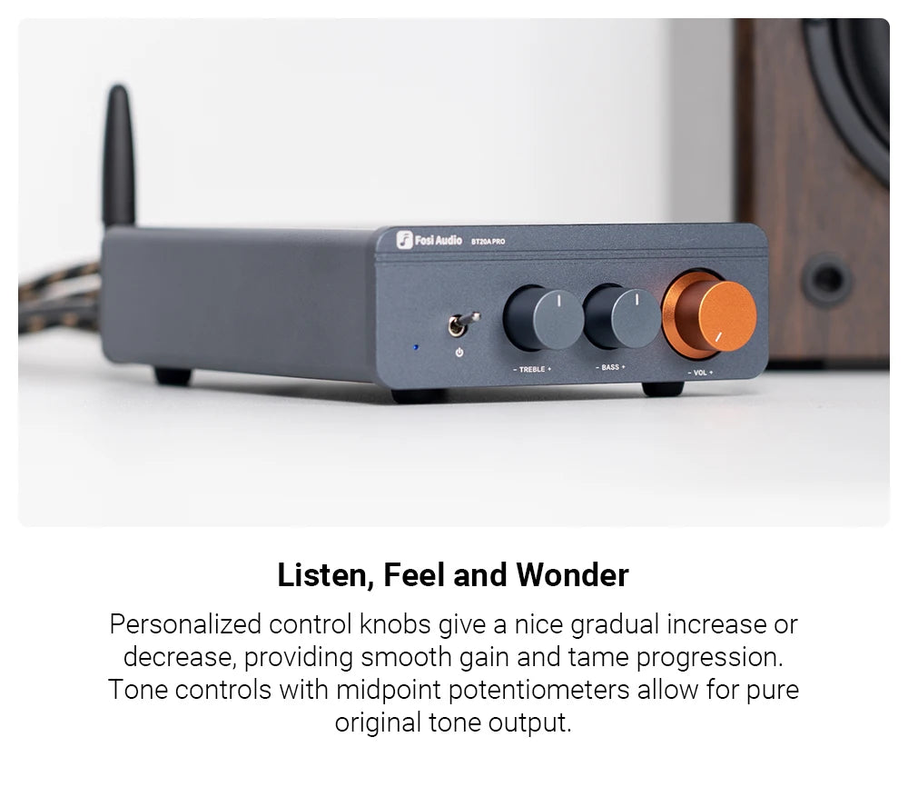 Fosi Audio BT20A Pro Bluetooth HiFi Amplifier