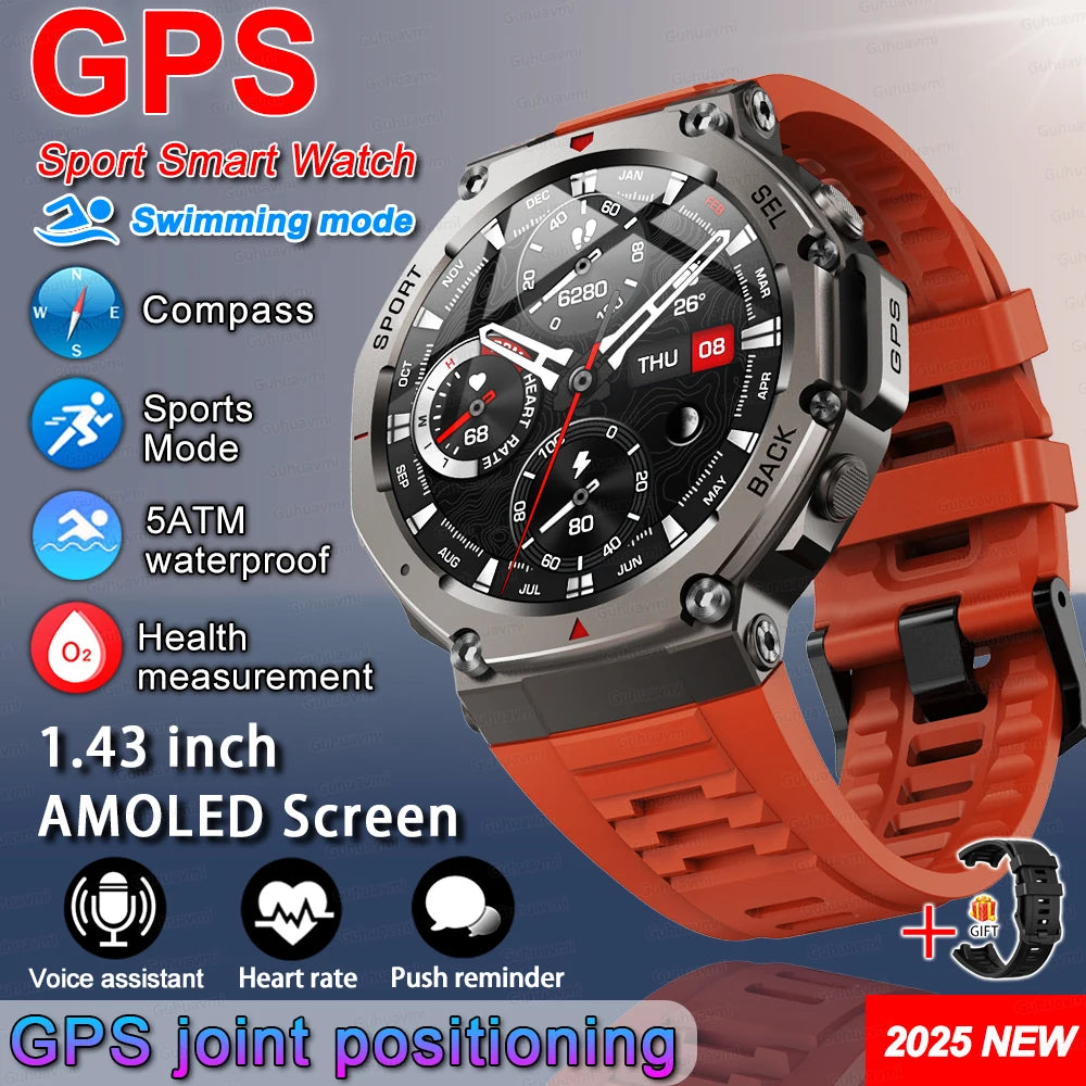 T-Rex 3 Ultra GPS Military Smartwatch