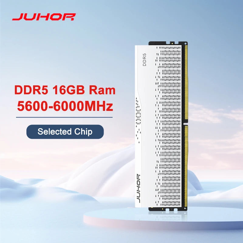 JUHOR DDR5 RAM – 16GB/32GB High-Speed Gaming Memory (5600–7200MHz)