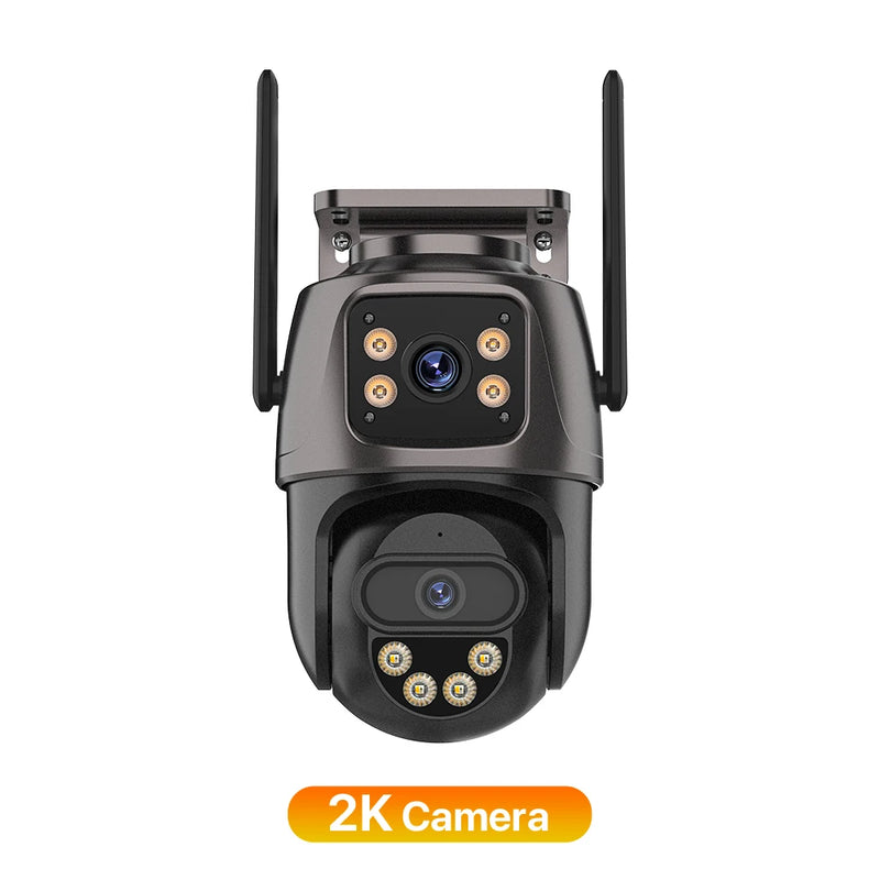 6K 9MP WiFi PTZ Outdoor Camera with Triple Lens & 8X Zoom