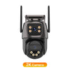 6K 9MP WiFi PTZ Outdoor Camera with Triple Lens & 8X Zoom