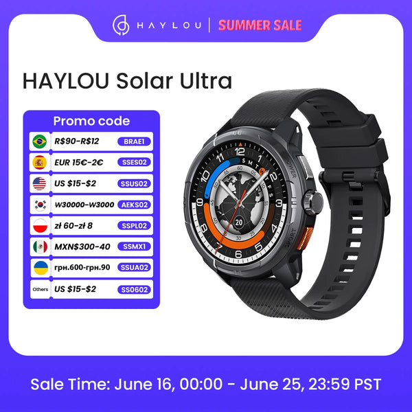 HAYLOU Solar Ultra GPS Smartwatch