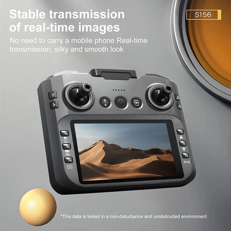 S156 2025 Professional 8K Drone with 5G WiFi FPV, Screen Remote & Obstacle Avoidance