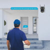 4K 8MP WiFi PTZ Security Camera with Dual Lens & AI Human Detection