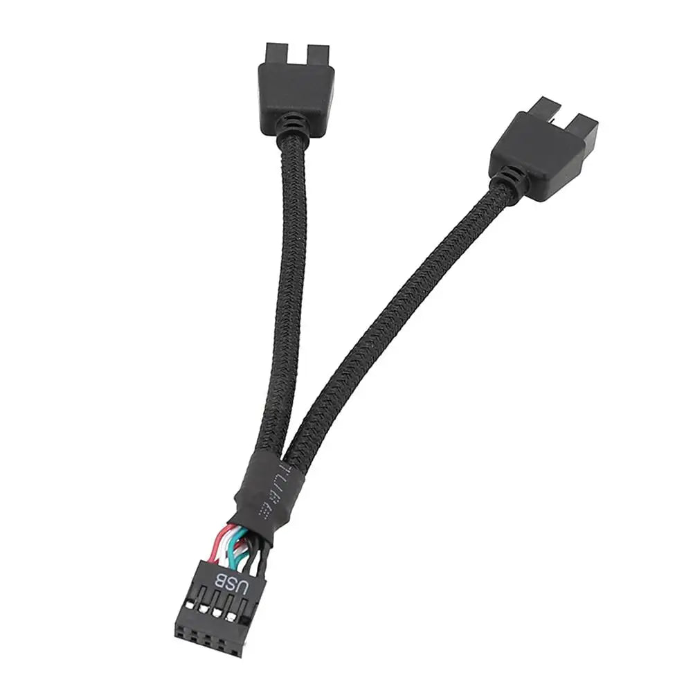 12cm USB 9-Pin Y Splitter Extension Cable for PC