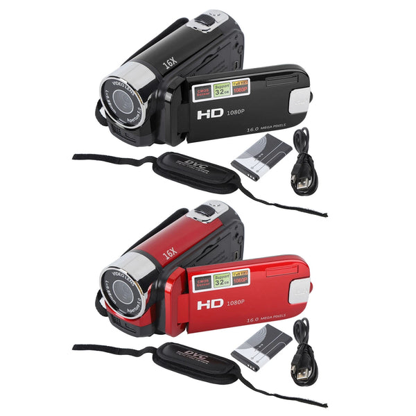 4K 48MP Vlogging Camera with 2.7" Rotatable Screen & 16X Zoom