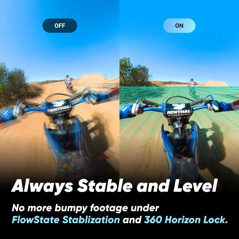 X3 Waterproof 360 Action Camera – 5.7K HDR & 72MP