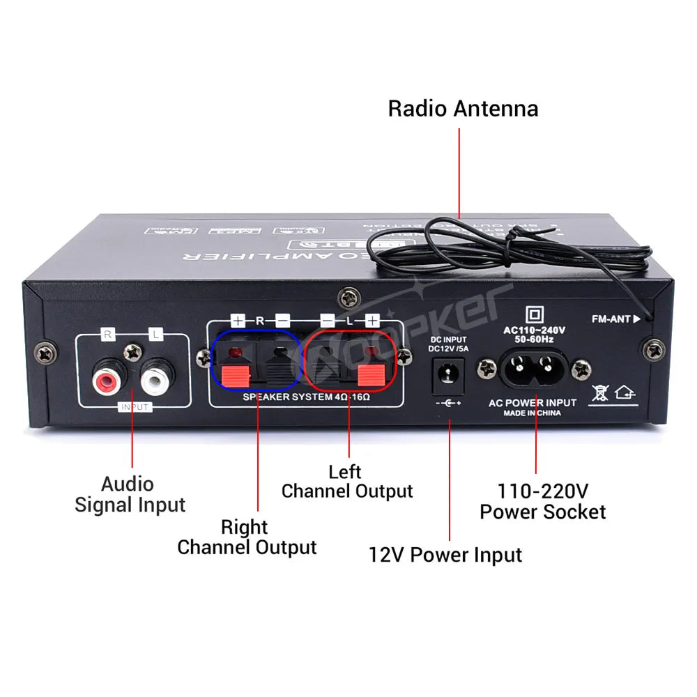 Woopker AK Series Bluetooth Digital Amplifier (AK35/45/45 Pro/55)