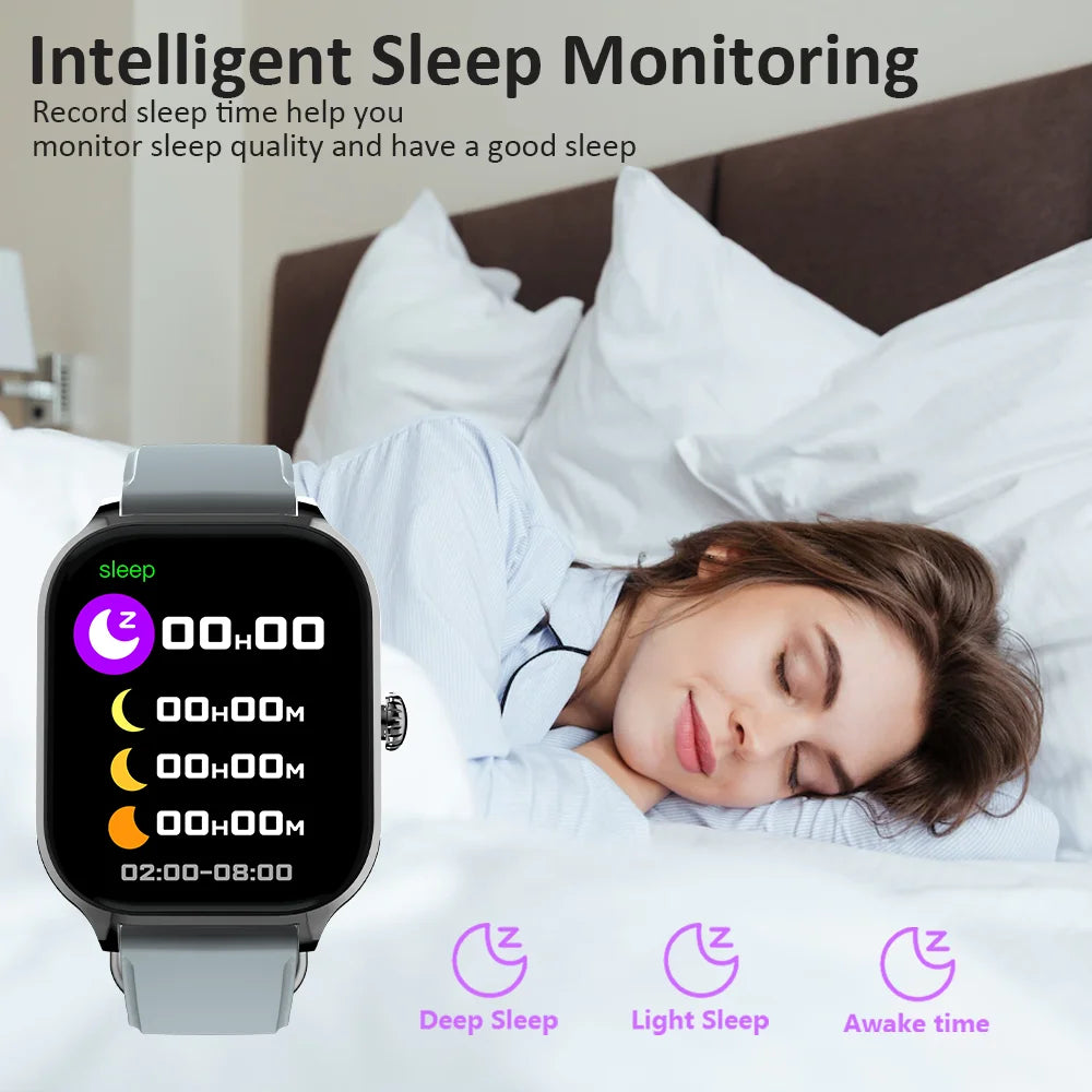 LAXASFIT H9 Smartwatch 2025 – Bluetooth Call & Health Monitor