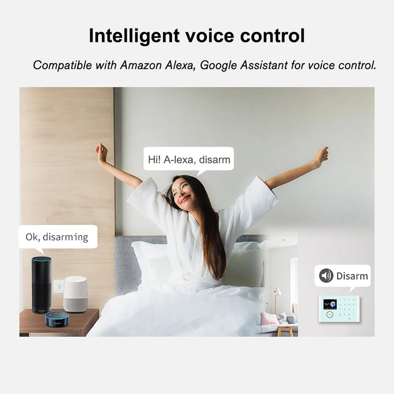 CS118 3-in-1 Smart Home Alarm System – Tuya App