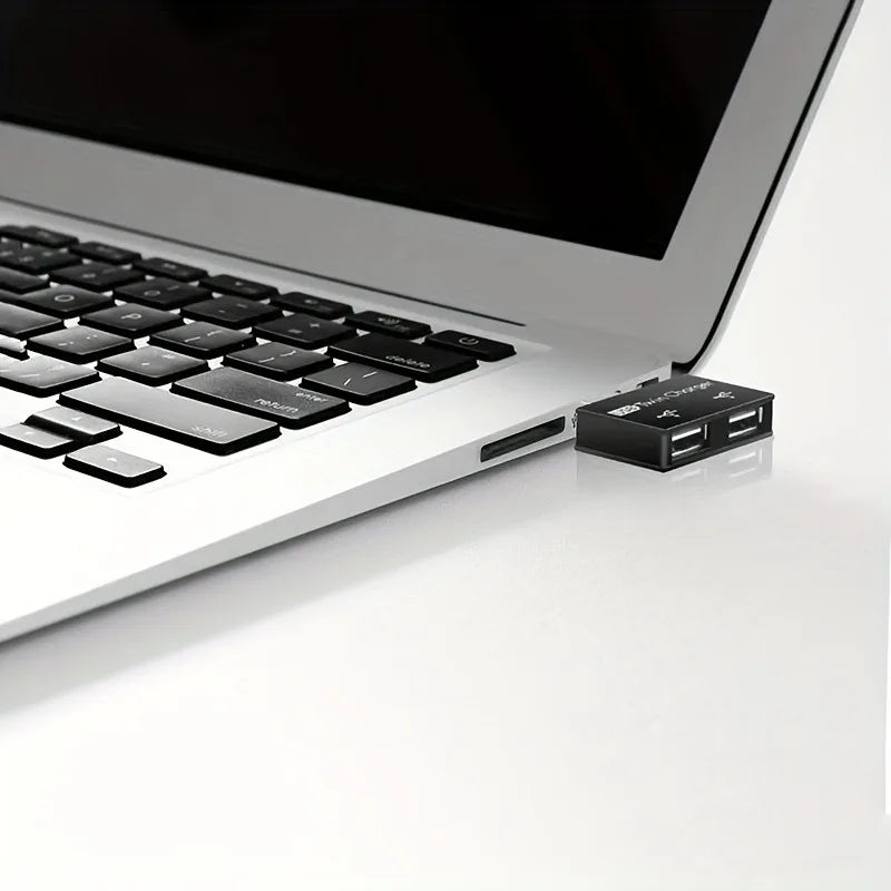 USB 2.0 Splitter – 1 Male to 2 Female Hub Adapter for Charging & Data