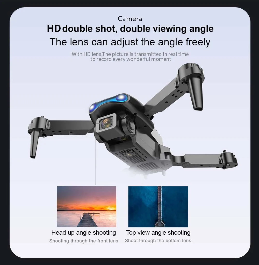 KBDFA E99Pro 8K Dual Camera WiFi FPV Drone with Obstacle Avoidance