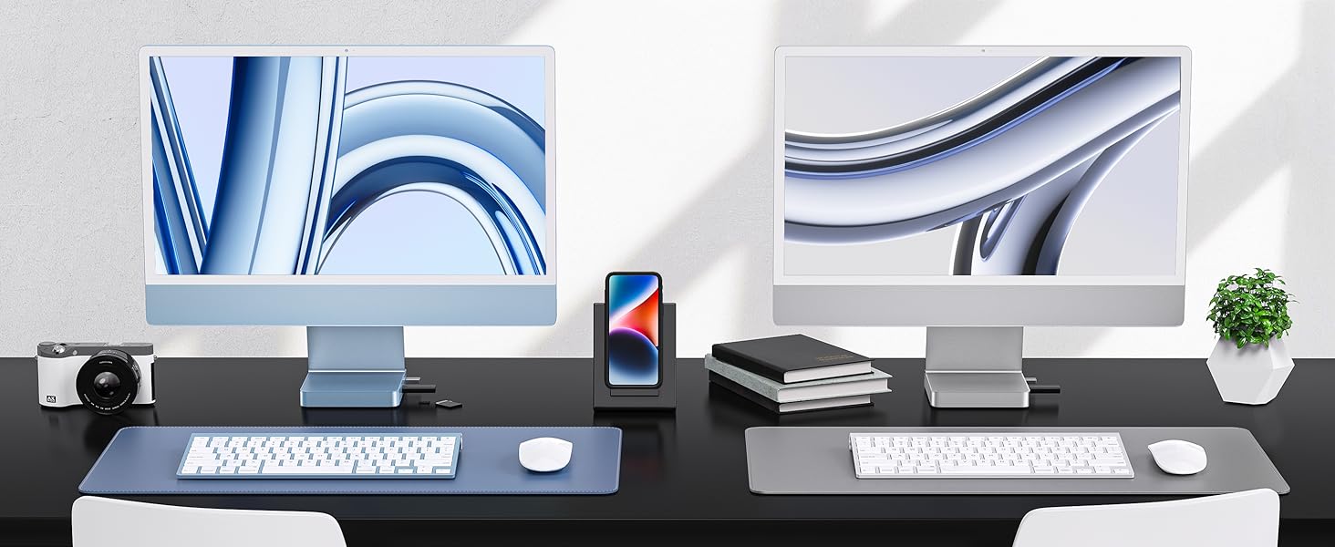 Minisopuru USB-C Hub for iMac 24" (2021–2024) with NVMe SSD Support